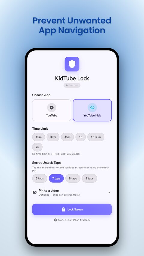 Prevent unwanted app navigation — choosing YouTube or YouTube Kids